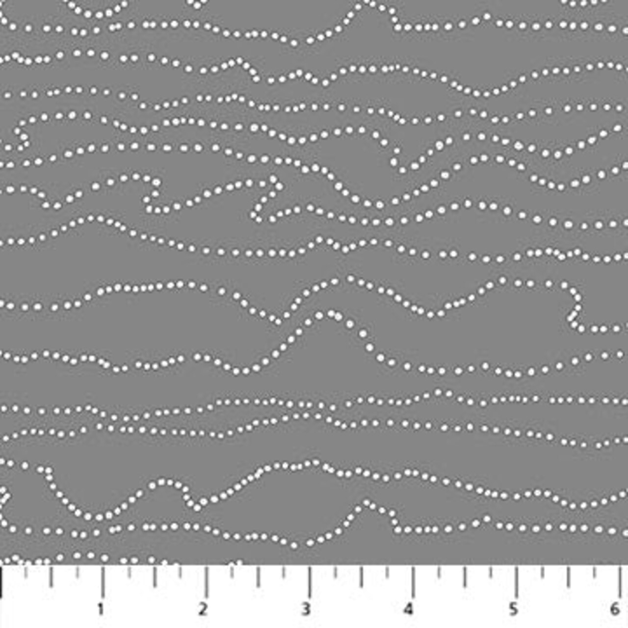 Fabric FIGO Gray Strings Dewfall by the Quarter Yard 92072-93